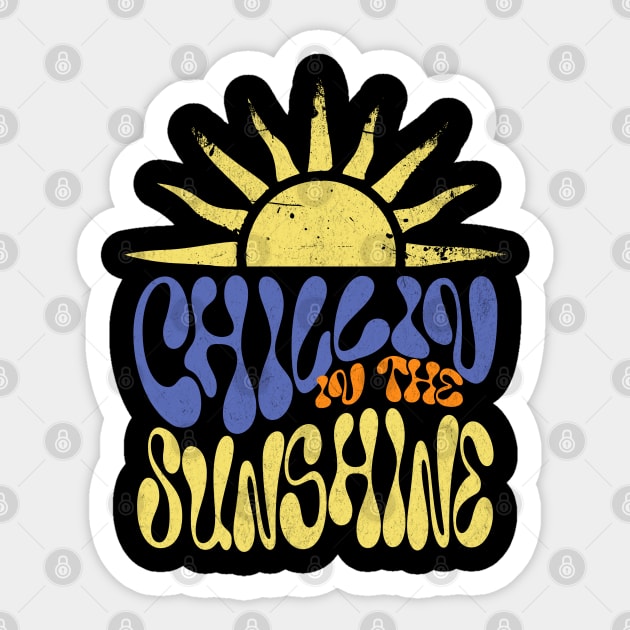 Chillin' in the sunshine Sticker by TurnEffect